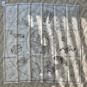 NWT Madewell 100% Silk Scarf (Astrology)